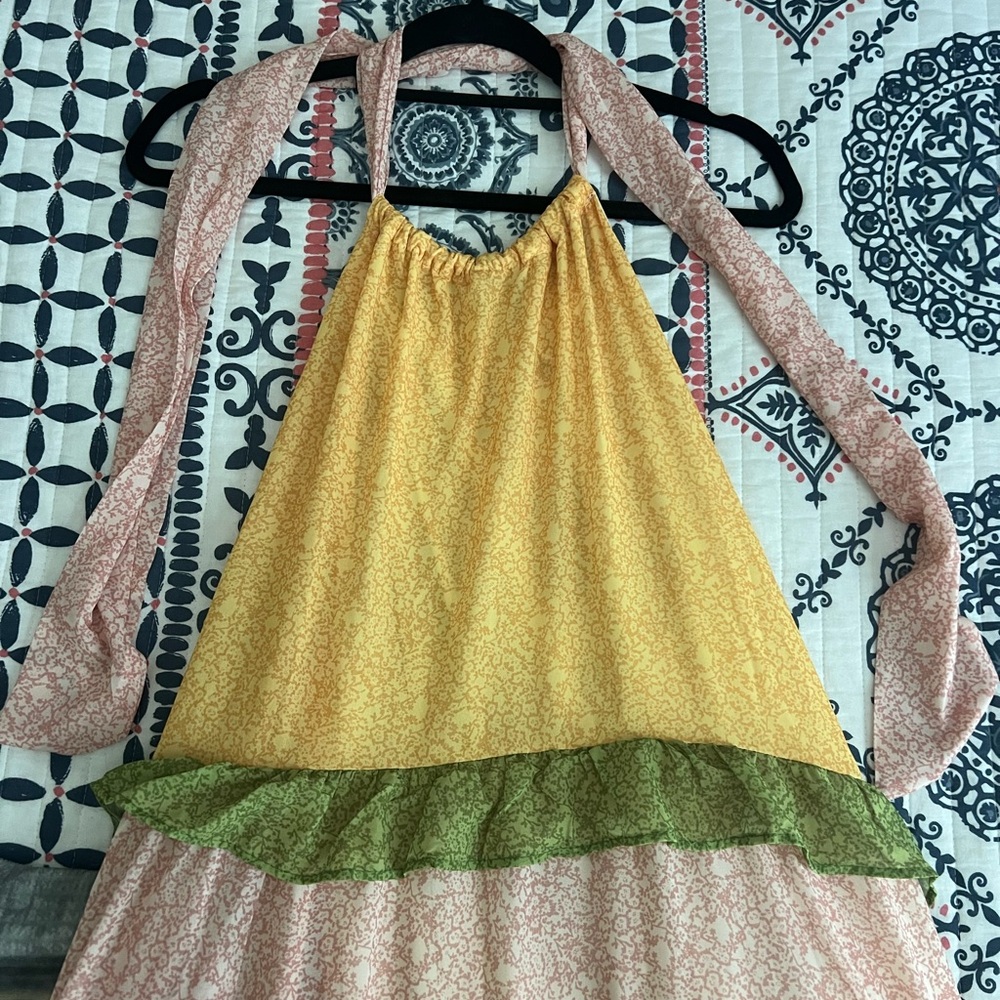 NWOT Colorful Tiered Maxi Dress